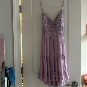 Purple Francesca’s dress
